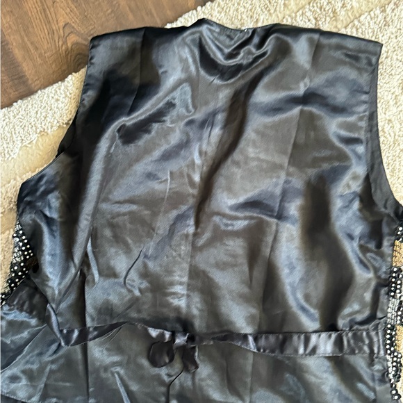 Vintage size large beaded vest - Picture 3 of 3